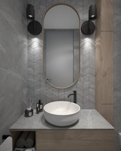 projektowanie wnętrz łazienka dla gości